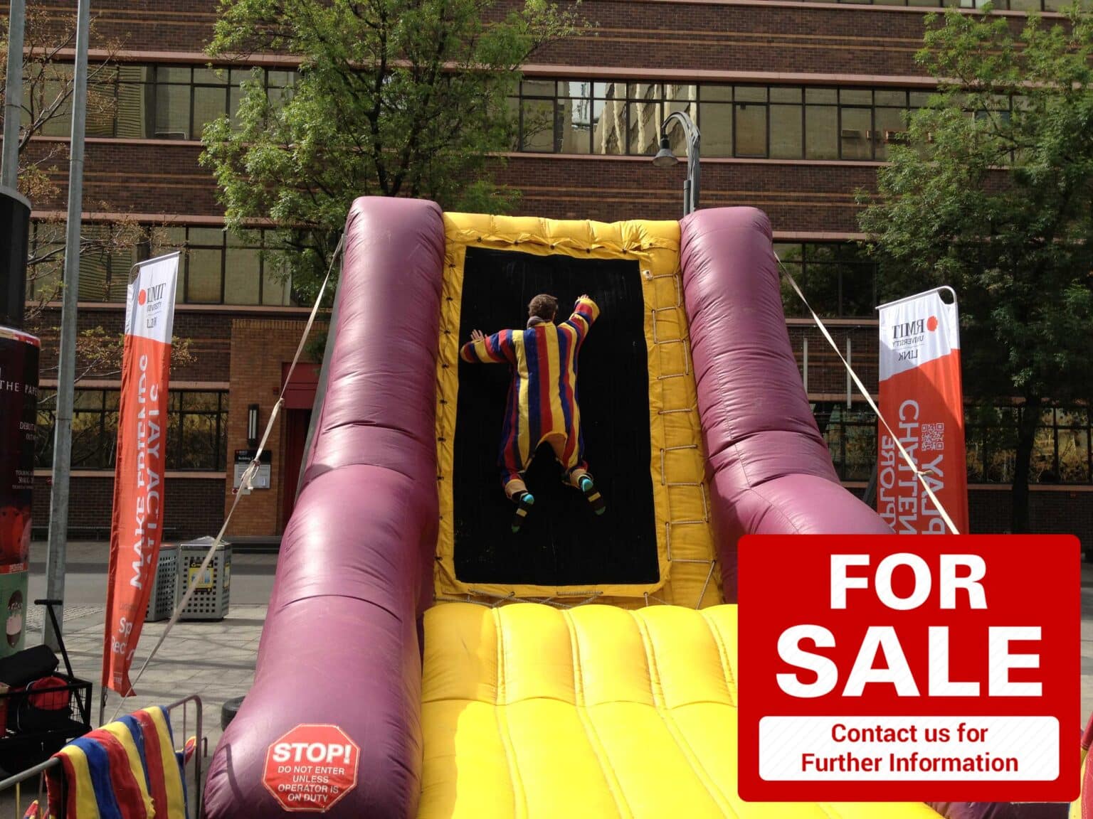 Inflatable Fly Trap Ride Action Events Amusement Hire Melbourne