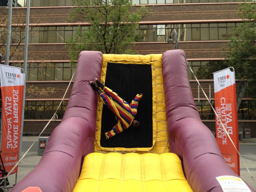 Inflatable Fly Trap Ride Action Events Amusement Hire Melbourne