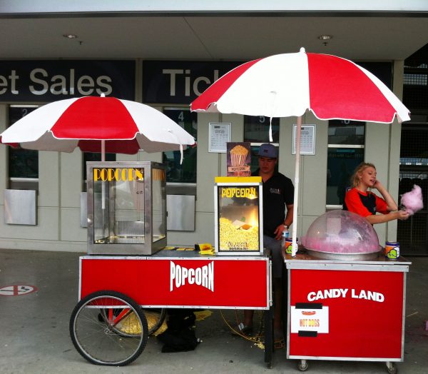 Popcorn Machine and Cart
