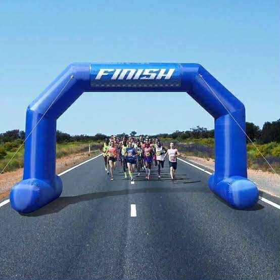 Inflatable Blue Start/Finish Archway